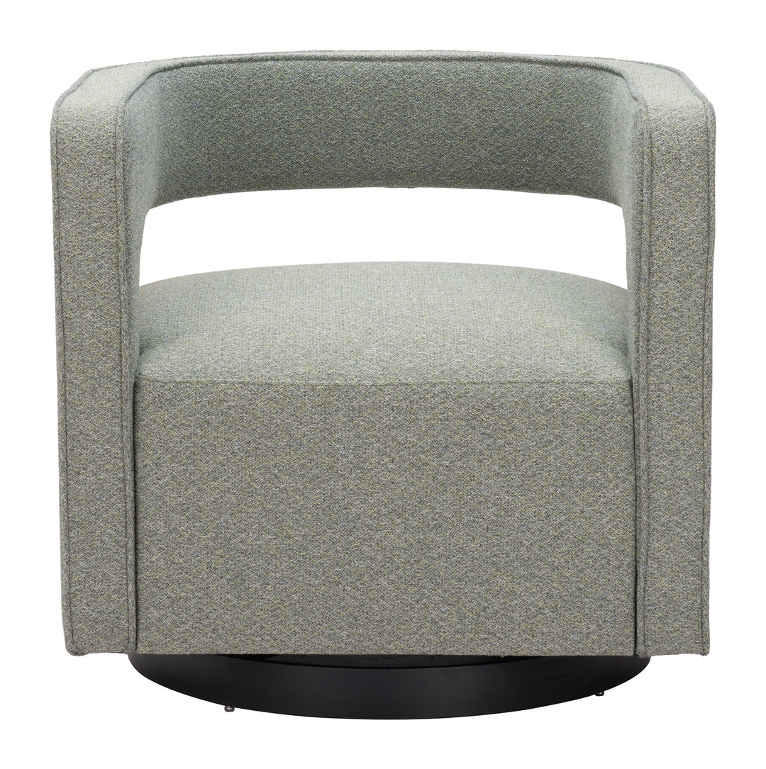 Zuo Turku Swivel Chair Sage Green