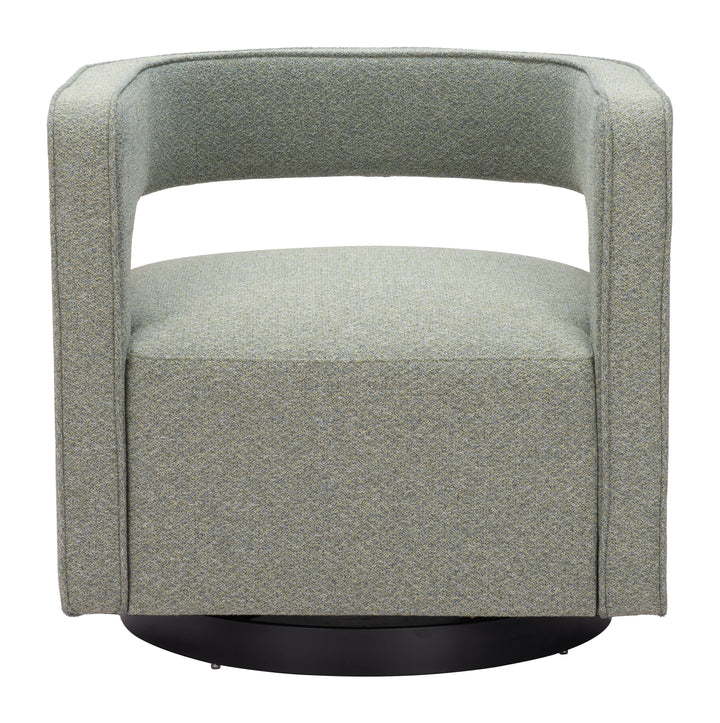 Zuo Turku Swivel Chair Sage Green