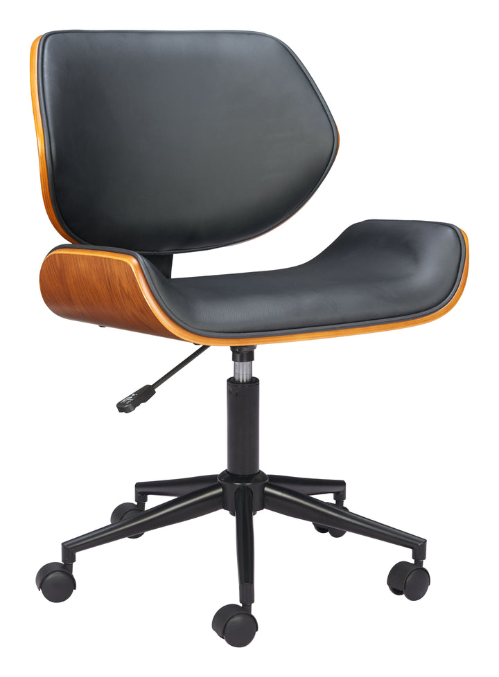 Zuo Flex Low Back Office Chair Black