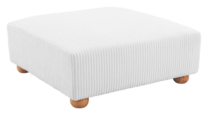 Zuo Tayte Ottoman White