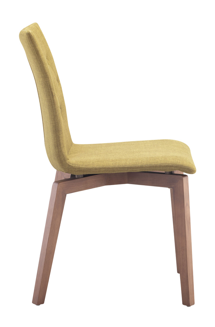 Zuo Orebro Dining Chair (Set of 2) Pea Green