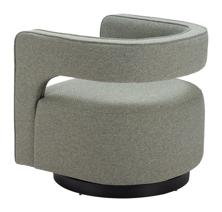 Zuo Turku Swivel Chair Sage Green