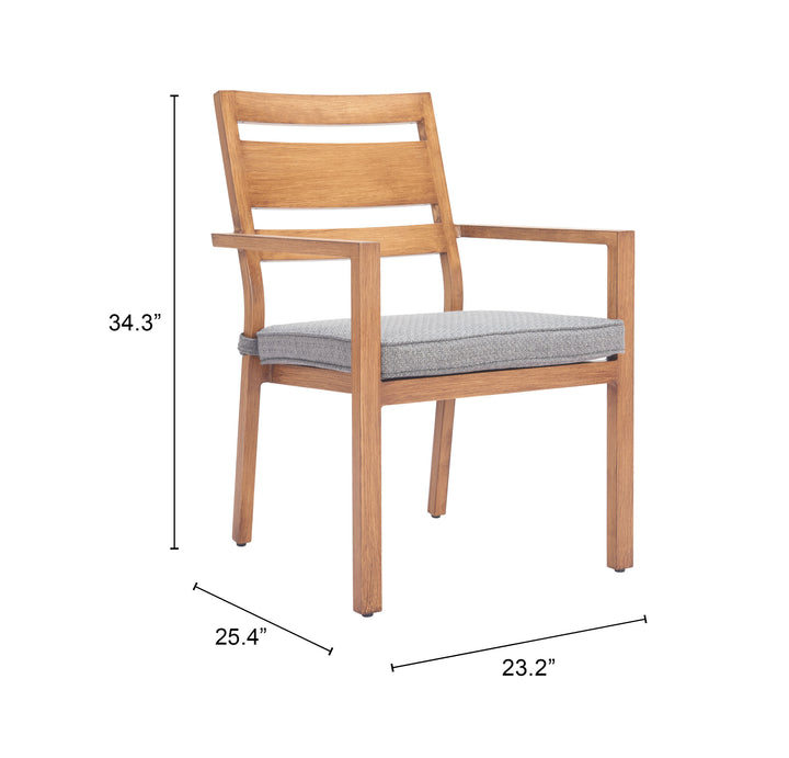 Zuo Rader Dining Chair (Set of 2) Natural
