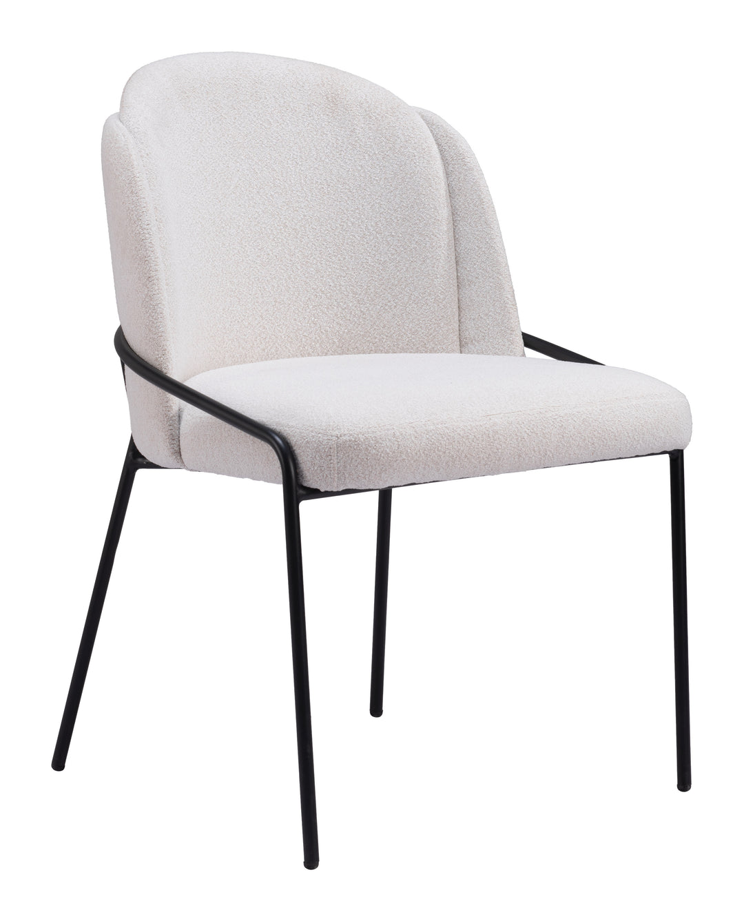 Zuo Jambi Dining Chair (Set of 2) Ivory