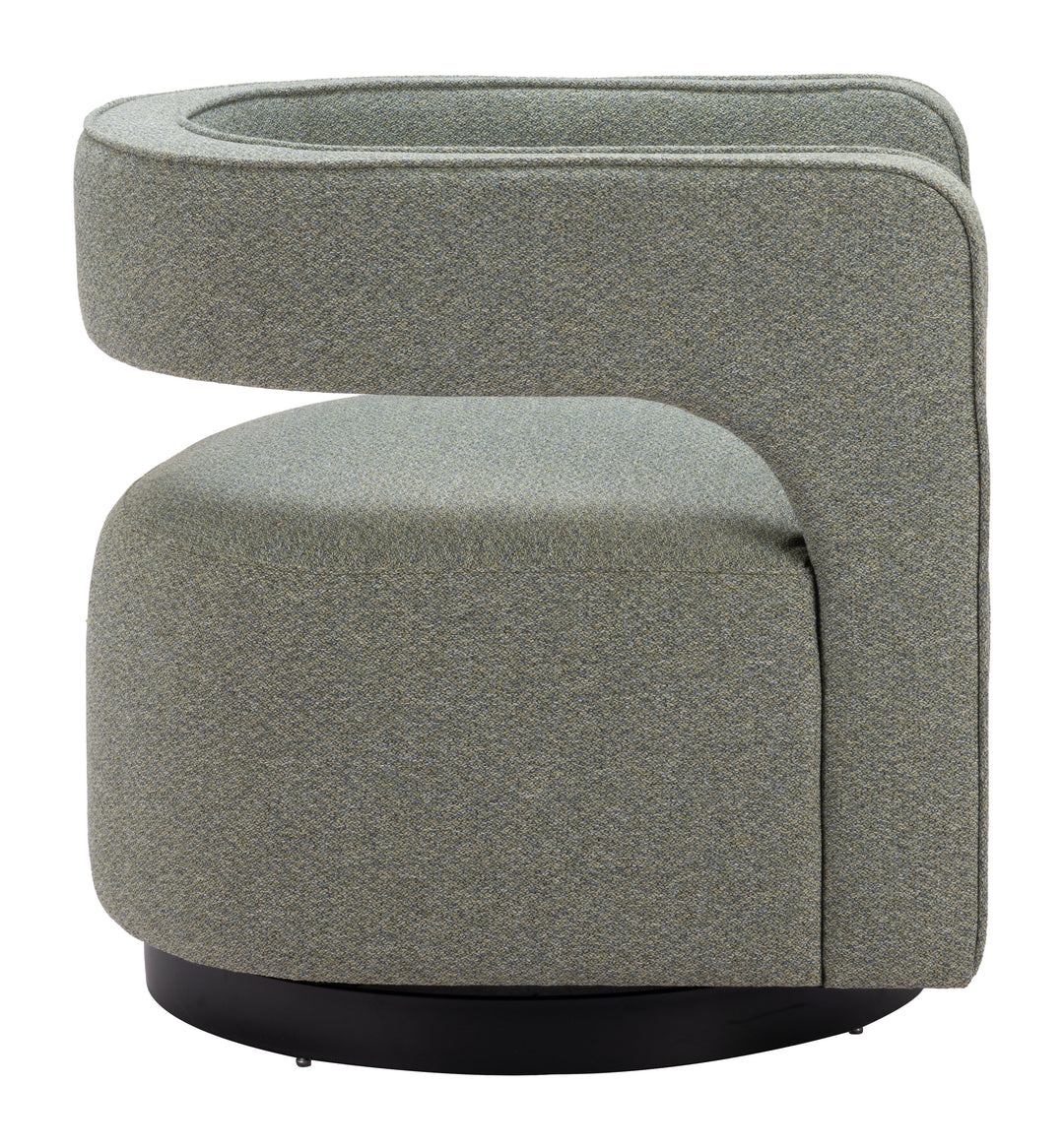 Zuo Turku Swivel Chair Sage Green