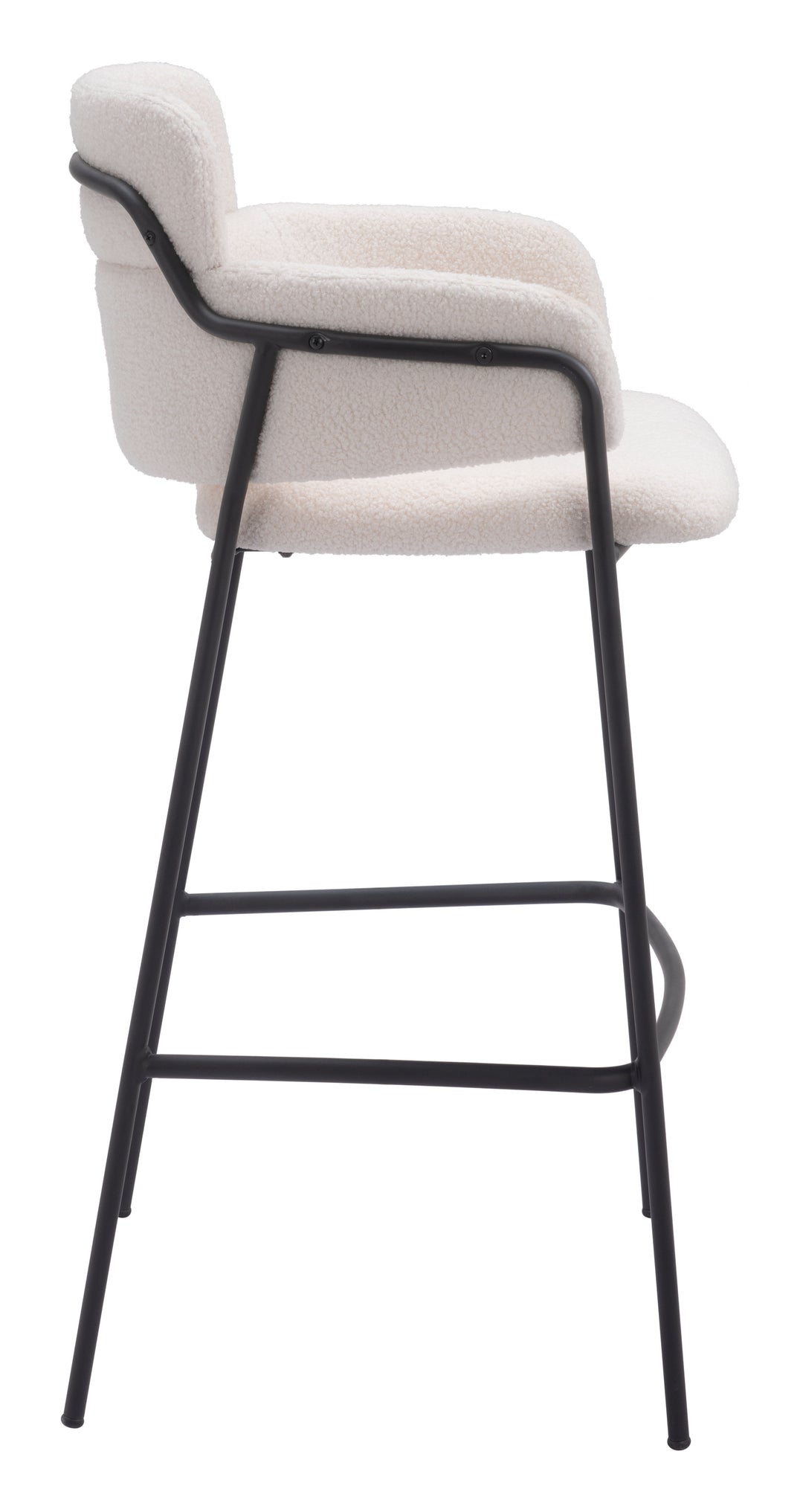 Zuo Marcel Barstool (Set of 2) Cream