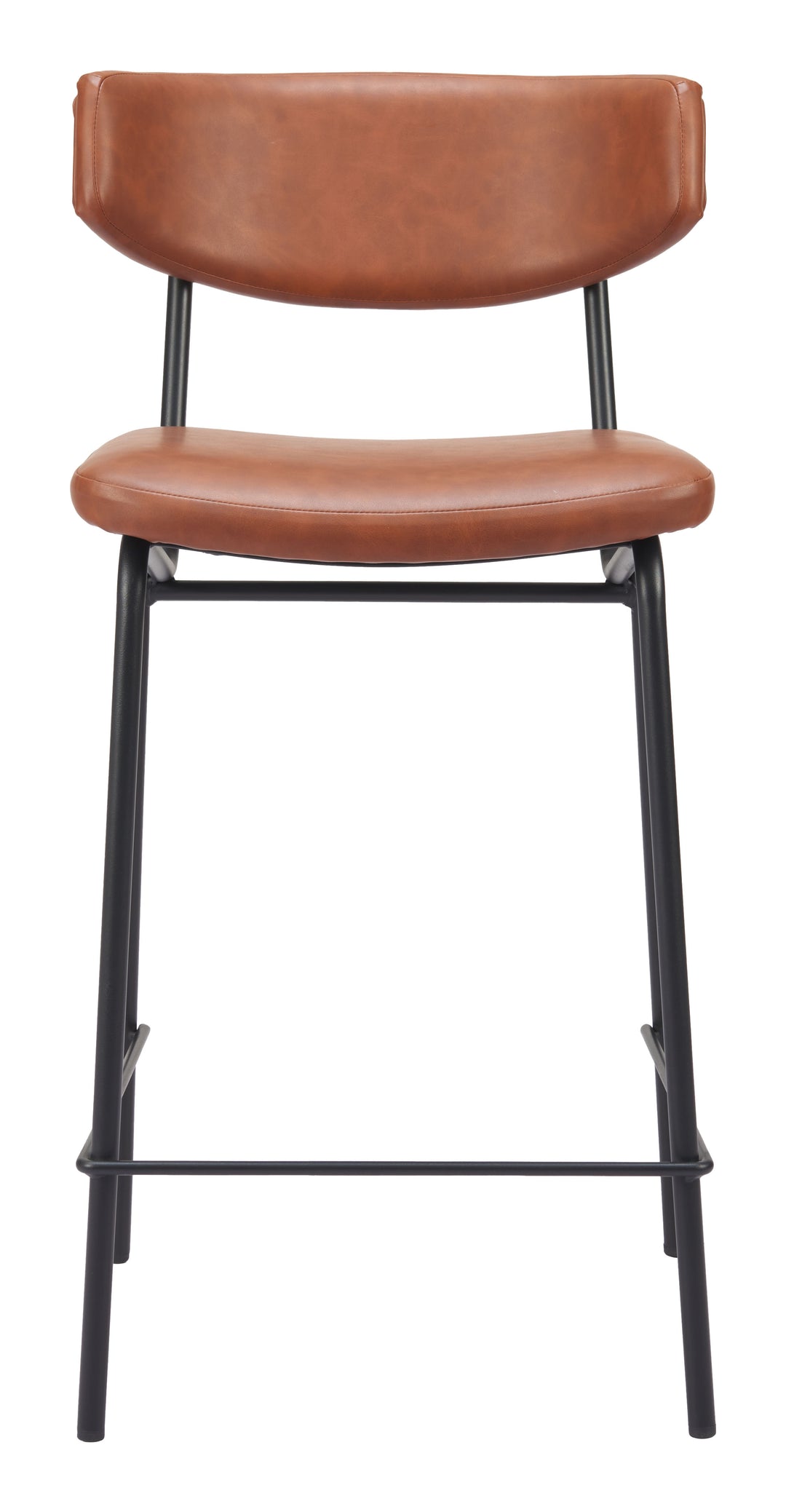 Zuo Charon Counter Stool (Set of 2) Vintage Brown