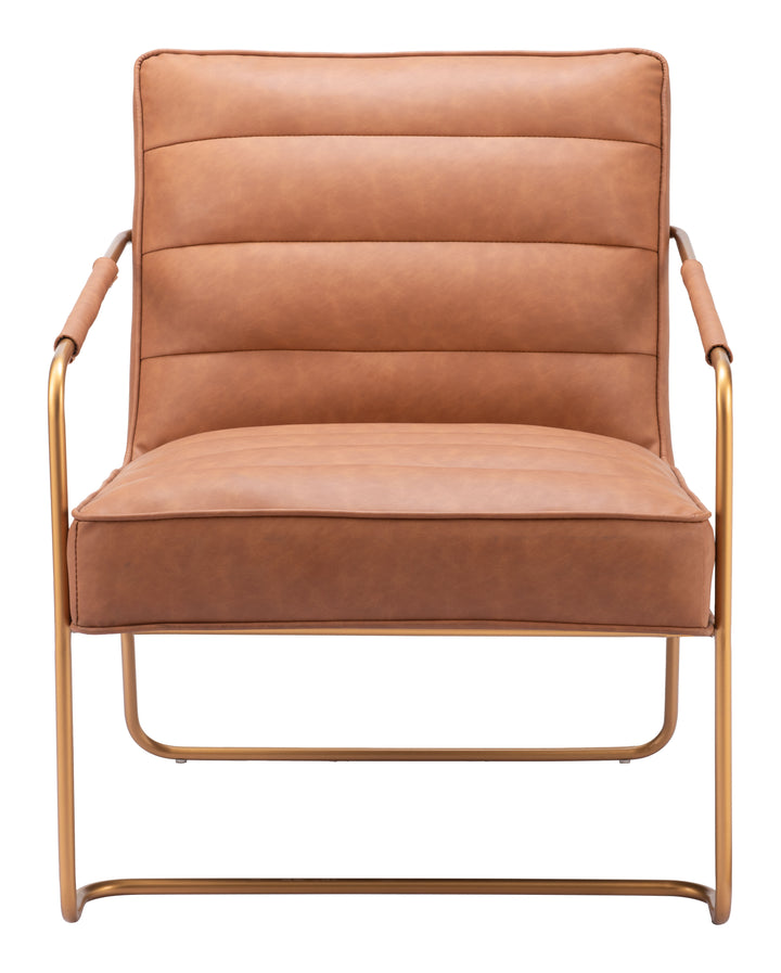 Zuo Dallas Accent Chair Vintage Brown