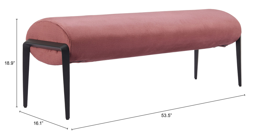 Zuo Glatt Bench Brown