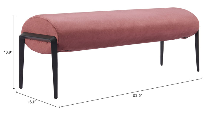 Zuo Glatt Bench Brown