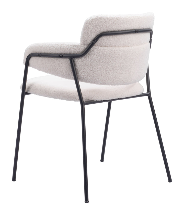 Zuo Marcel Dining Chair (Set of 2) Cream