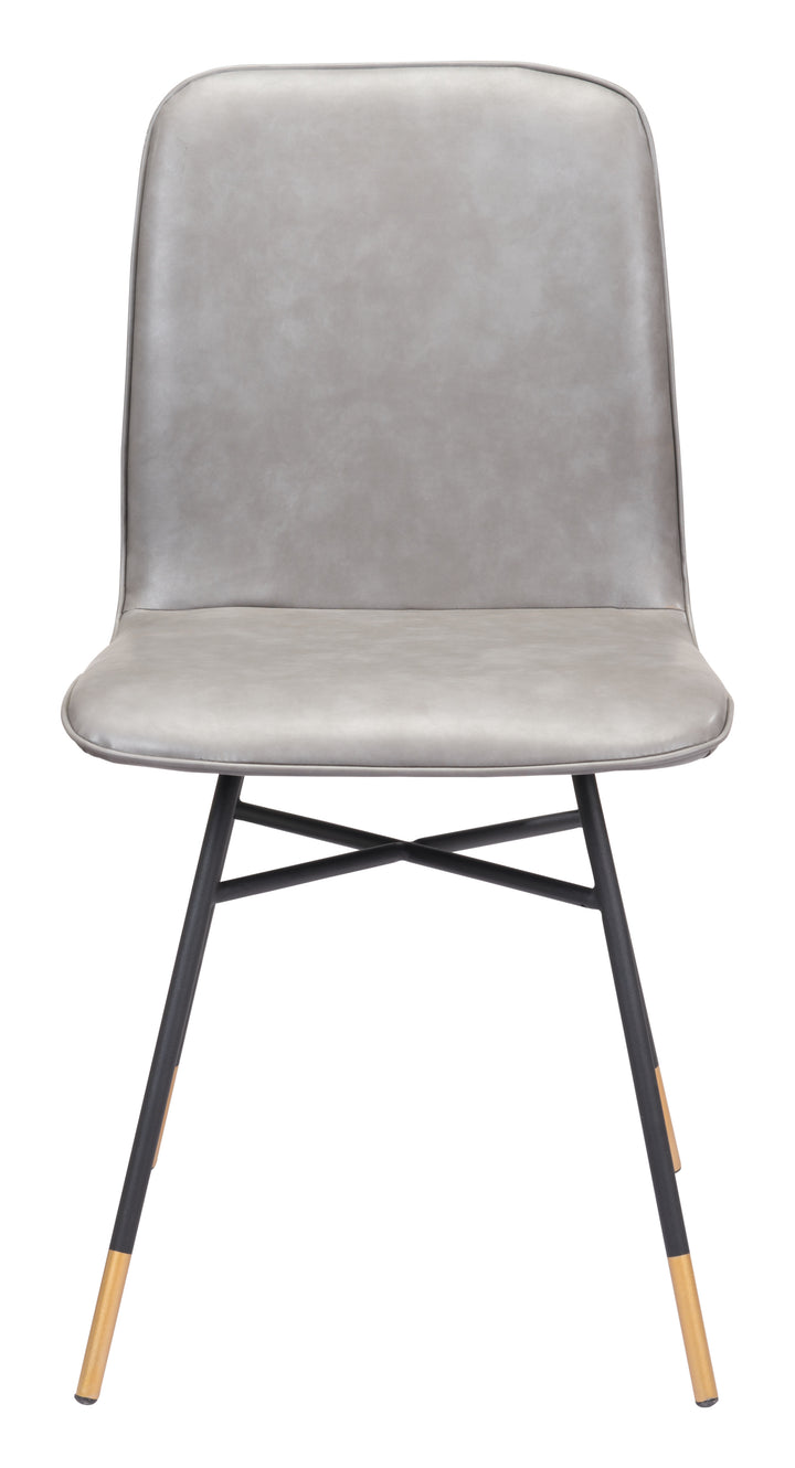 Zuo Var Dining Chair (Set of 2) Gray
