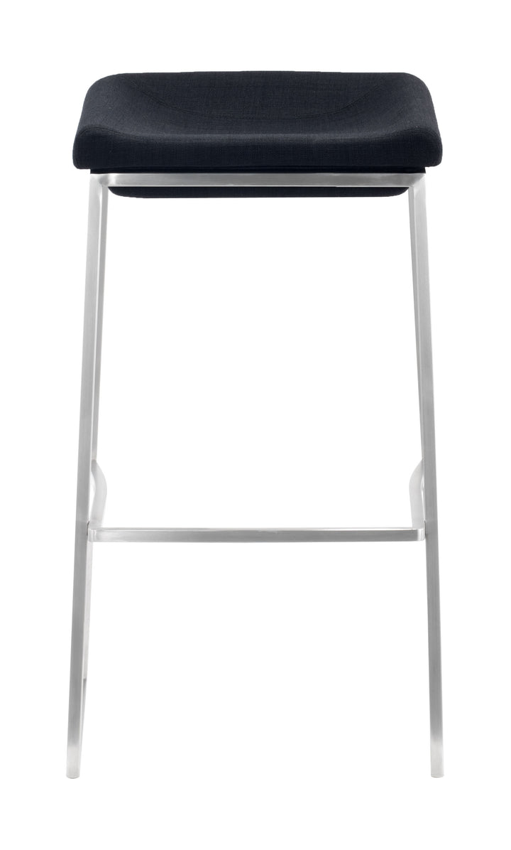 Zuo Lids Barstool (Set of 2) Dark Gray