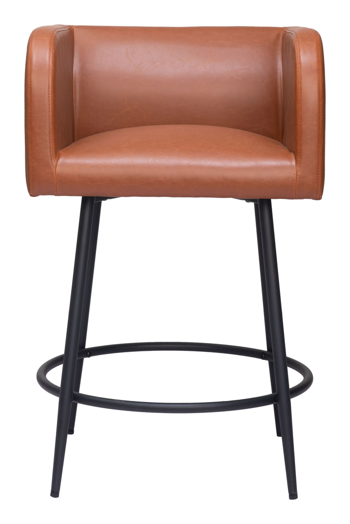 Zuo Horbat Counter Stool (Set of 2) Brown
