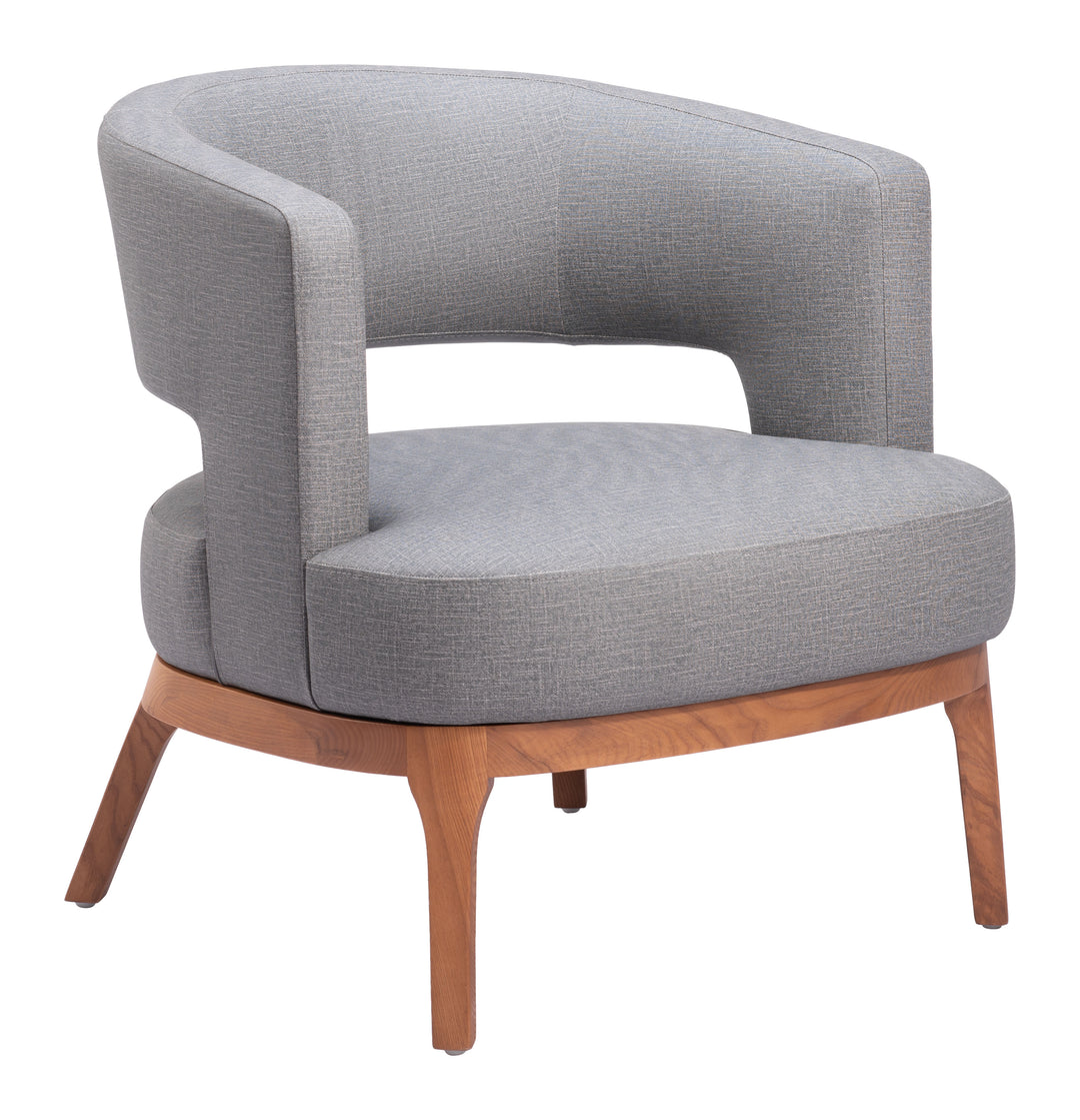Zuo Penryn Accent Chair Slate Gray