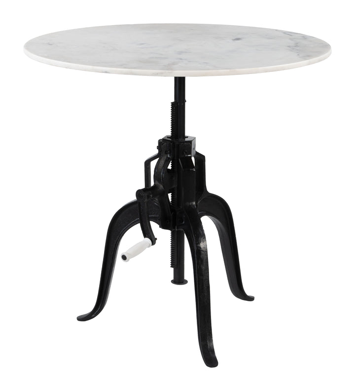 Zuo Mufid Bistro Table White & Black