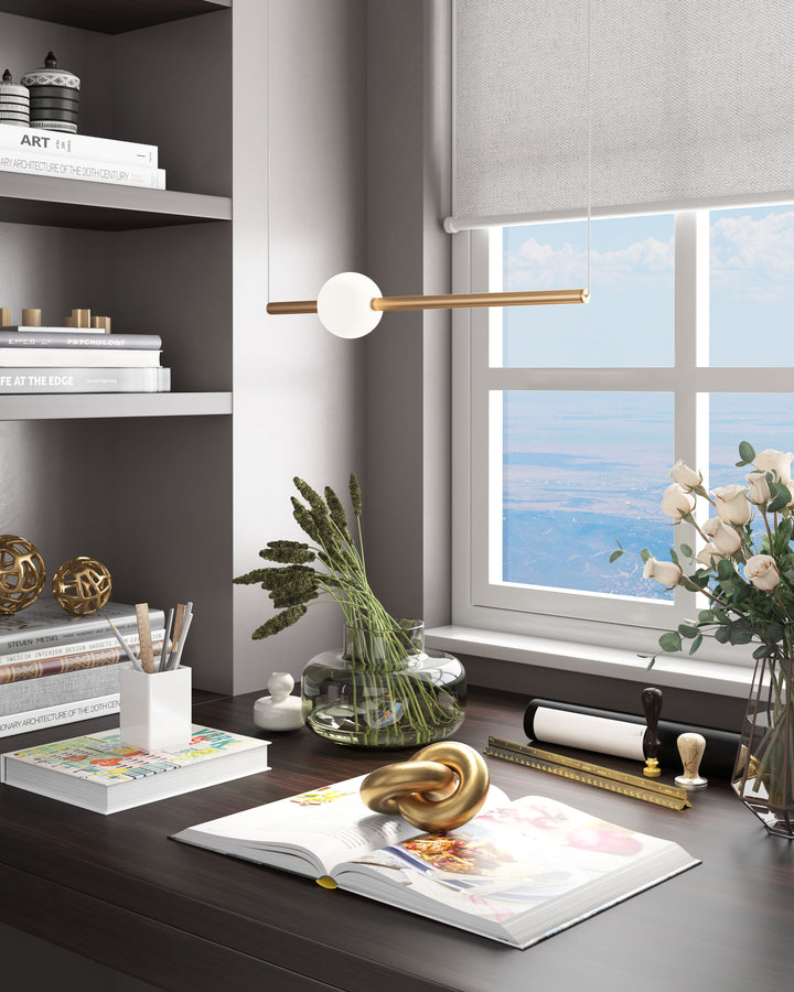 Zuo Adeo Ceiling Lamp Brass