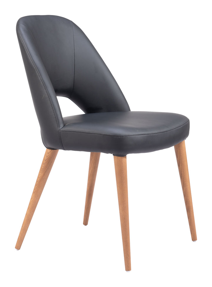 Zuo Leith Dining Chair (Set of 2) Black