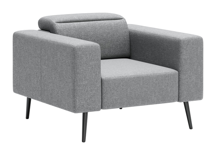 Zuo Milan Armchair Dark Gray