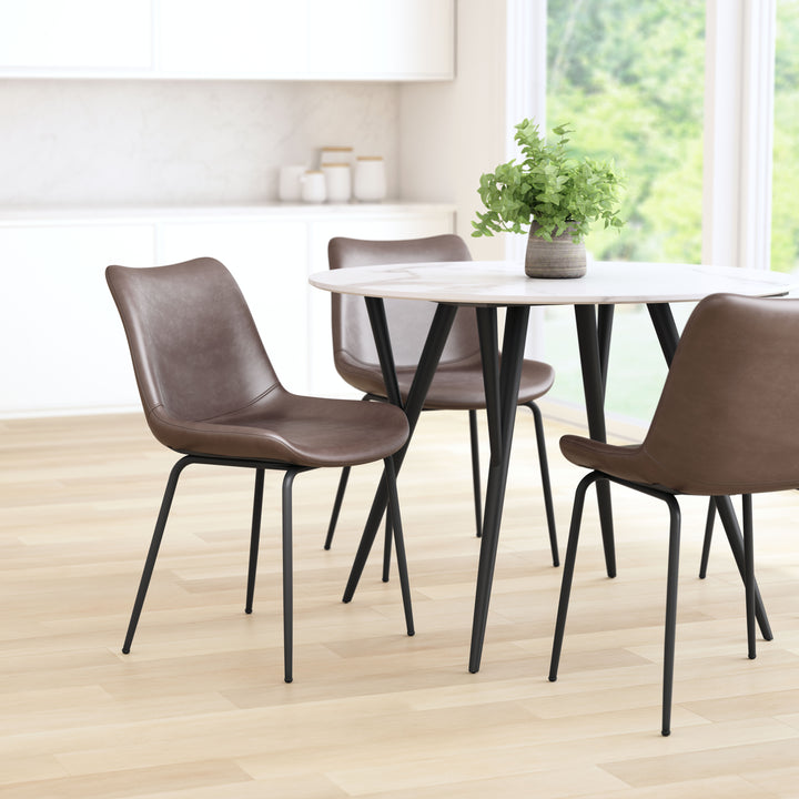 Zuo Byron Dining Chair (Set of 2) Brown