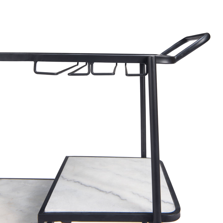 Zuo Constanza Bar Cart Black