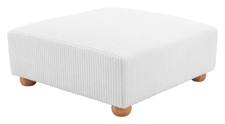 Zuo Tayte Ottoman White