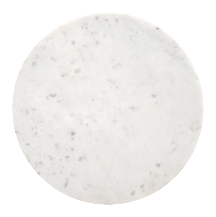 Zuo Cyprus Side Table White & Whitewashed