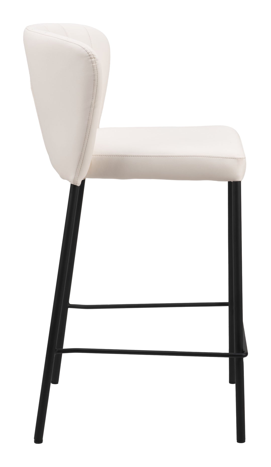 Zuo Linz Counter Stool (Set of 2) Cream