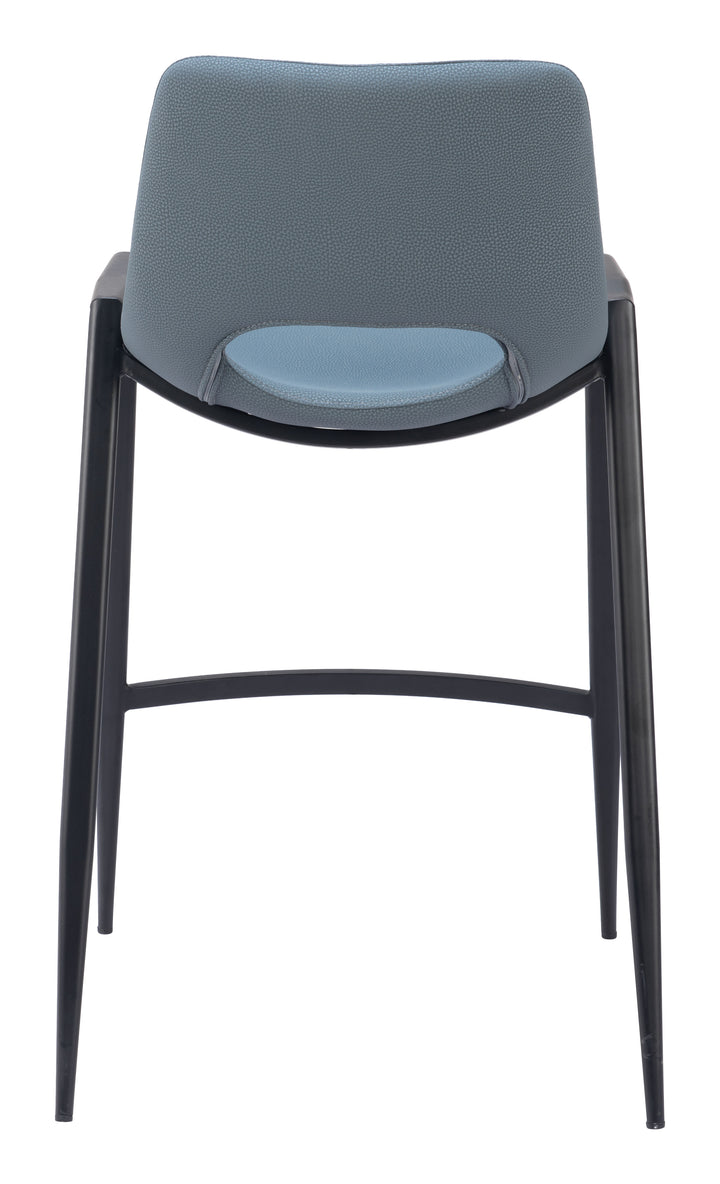 Zuo Desi Counter Stool (Set of 2) Azure Gray