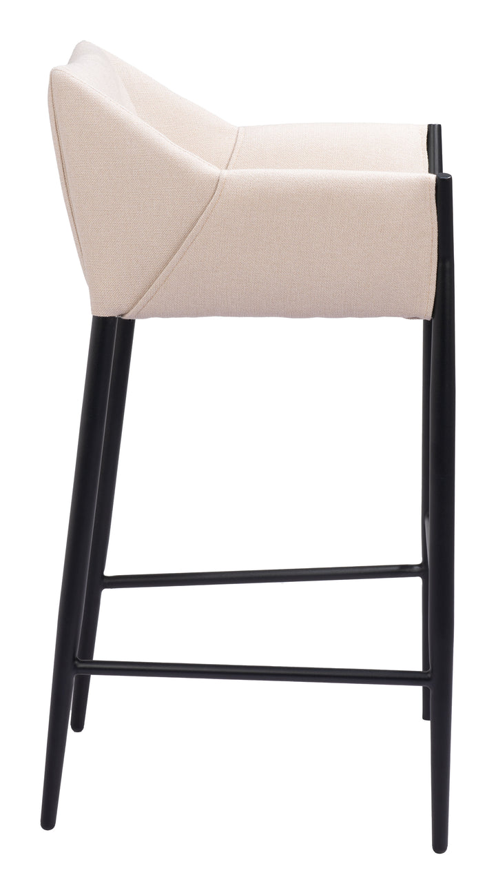Zuo Andover Barstool Beige