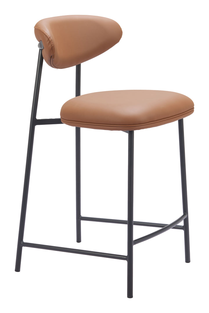 Zuo Rorun Counter Stool (Set of 2) Brown
