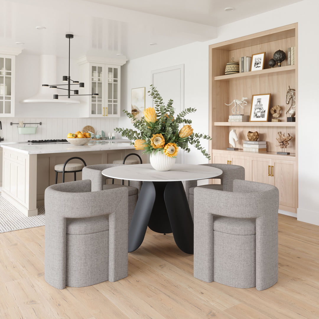 Zuo Papua Dining Chair Gray