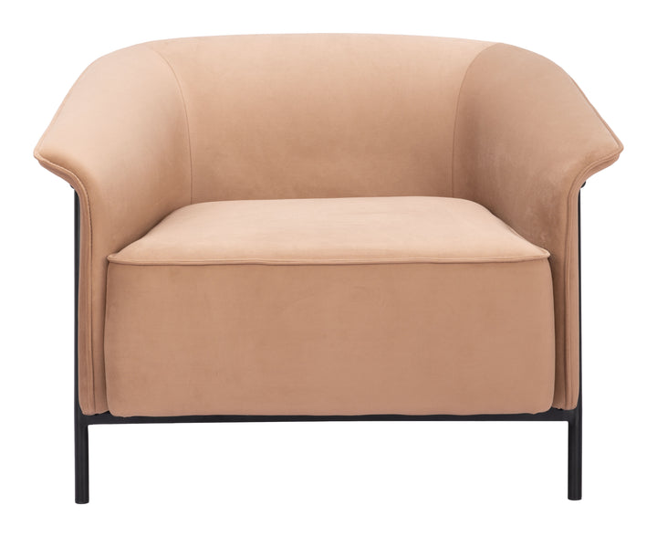 Zuo Burry Accent Chair Tan