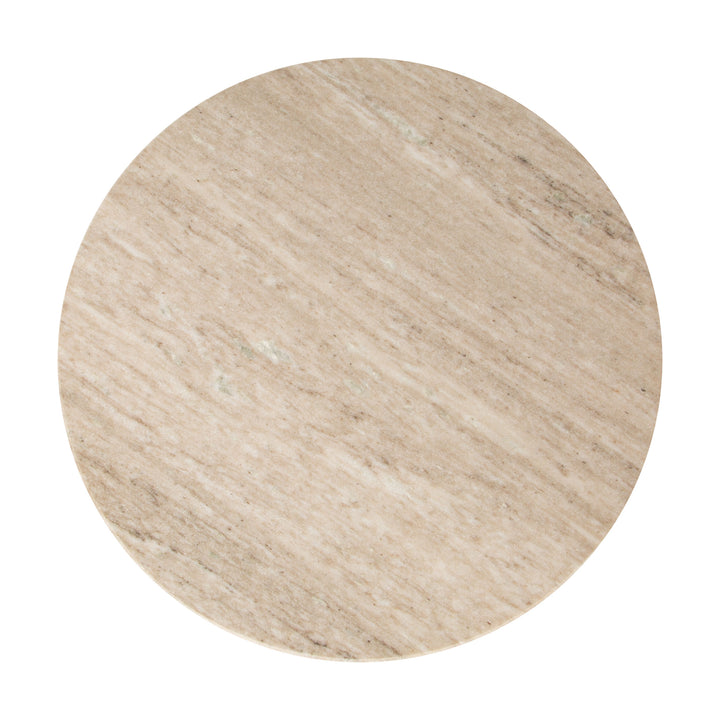 Zuo Eda Side Table White & Natural