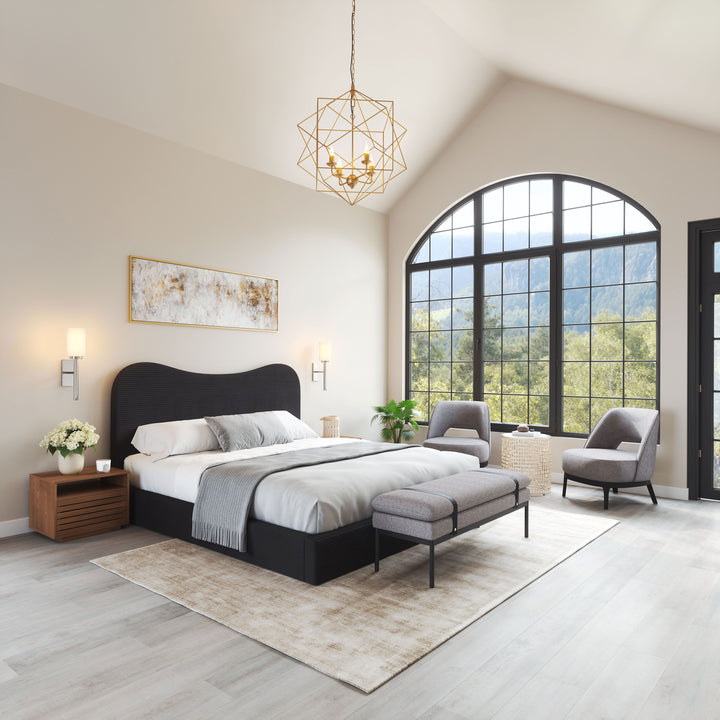 Zuo Padd Bench Gray