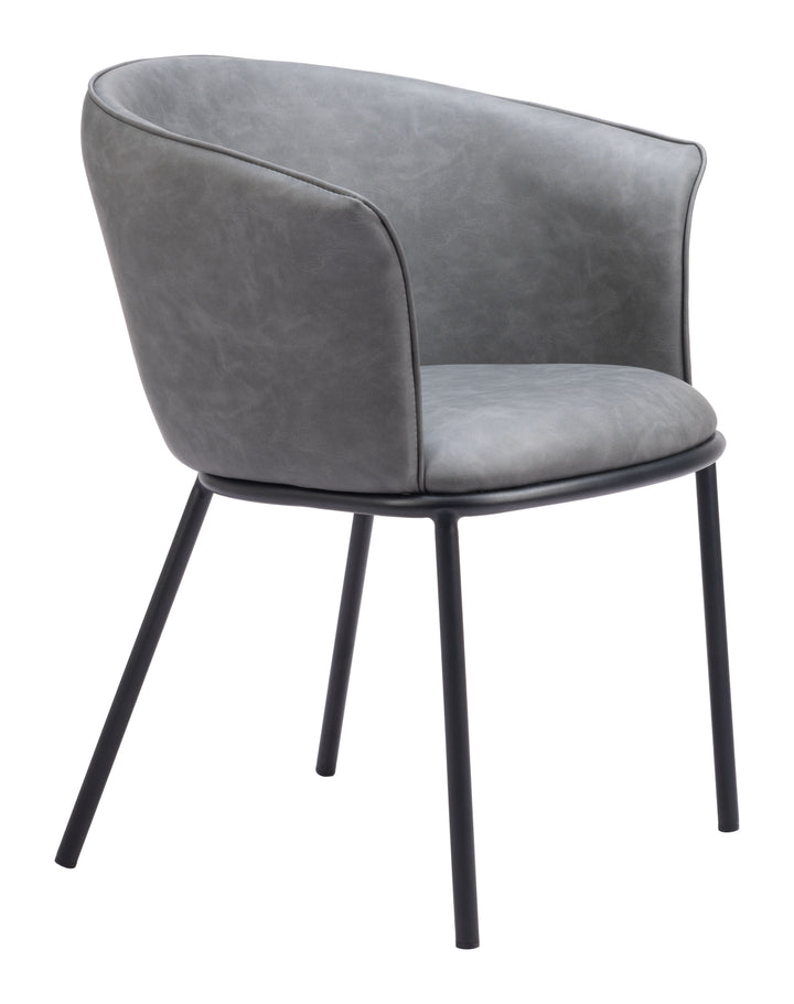 Zuo Garston Dining Chair Gray