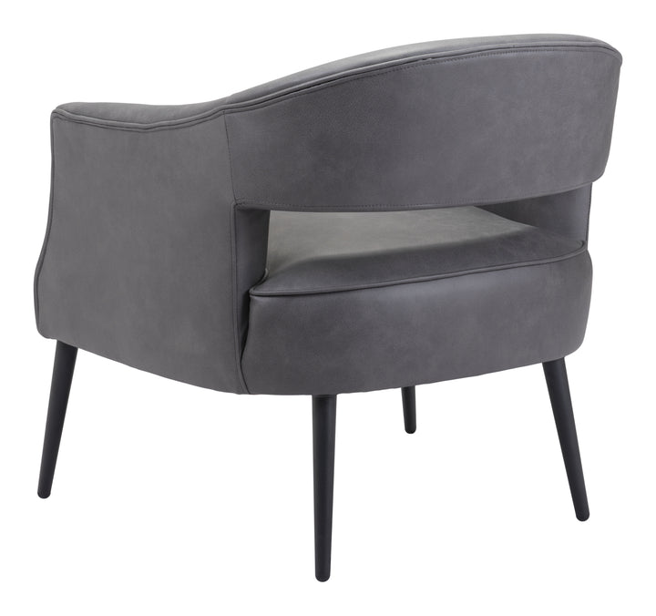 Zuo Berkeley Accent Chair Vintage Gray