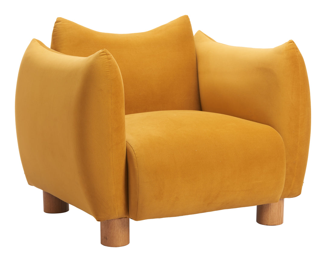 Zuo Meia Accent Chair Mustard
