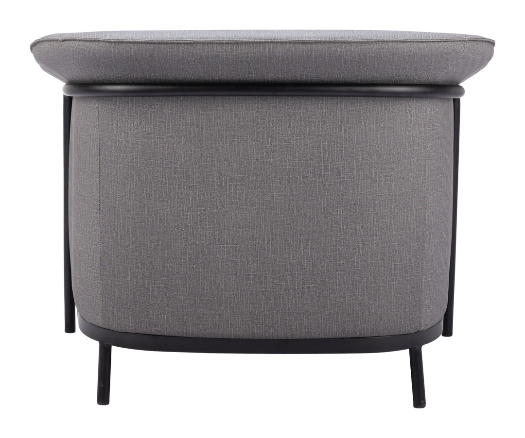 Zuo Burry Accent Chair Slate Gray