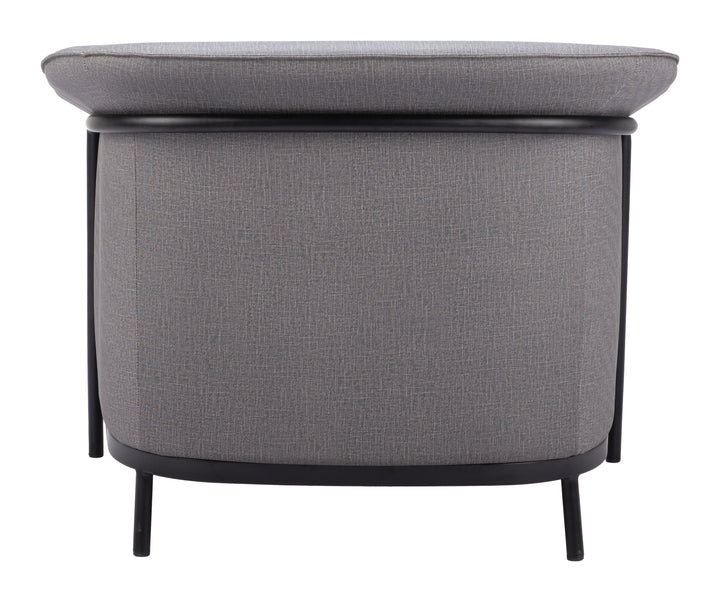 Zuo Burry Accent Chair Slate Gray