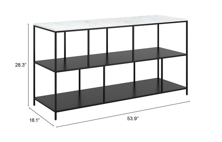 Zuo Singularity Console Table White & Black