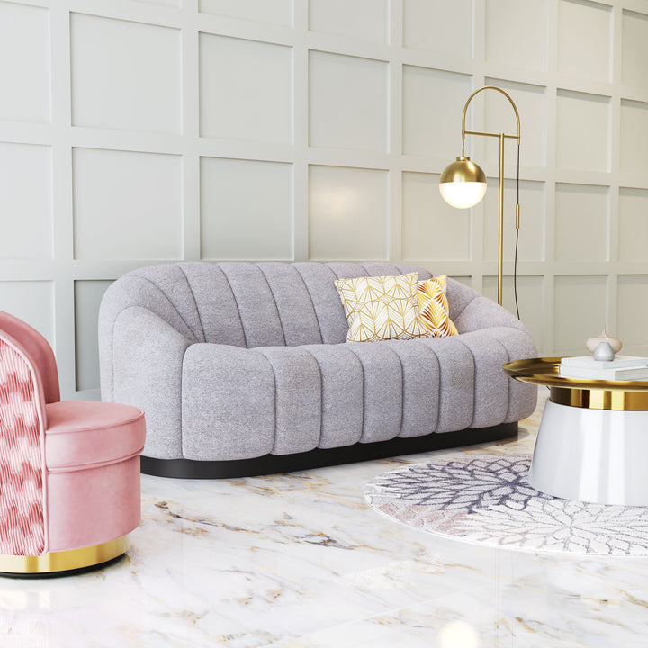 Zuo Bhutan Sofa Light Gray