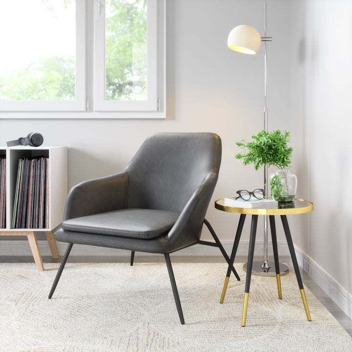Zuo Manuel Accent Chair Gray