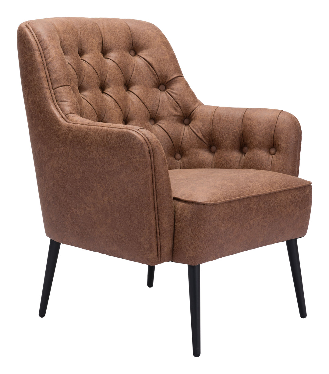 Zuo Tasmania Accent Chair Vintage Brown