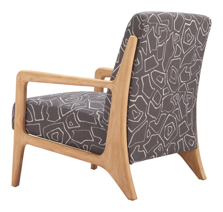 Zuo Runa Accent Chair Gray & Natural