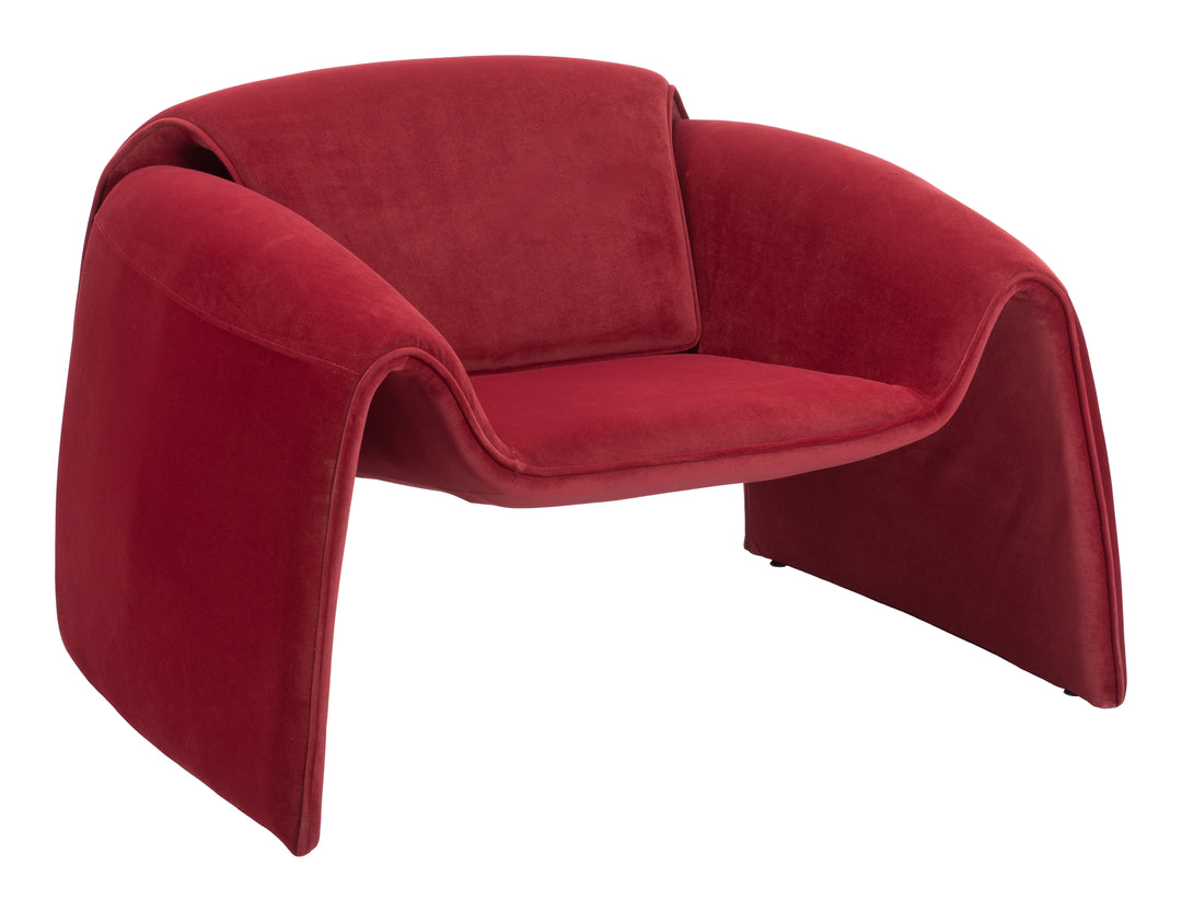Zuo Horten Accent Chair Red
