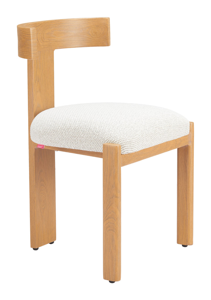 Zuo Tiana Dining Chair Natural & Beige