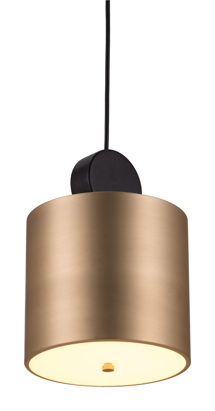 Zuo Myson Ceiling Lamp Gold & Black