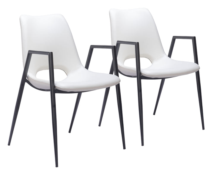 Zuo Desi Dining Chair (Set of 2) White