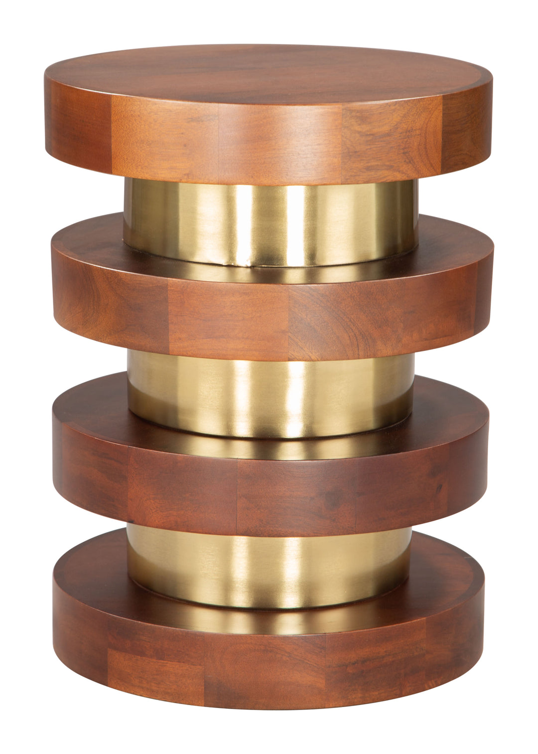 Zuo Marigot Side Table Walnut